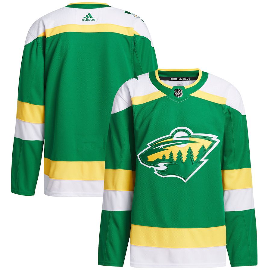 Men Minnesota Wild adidas Green 2023-24 Alternate Primegreen Authentic NHL Jersey->customized nhl jersey->Custom Jersey